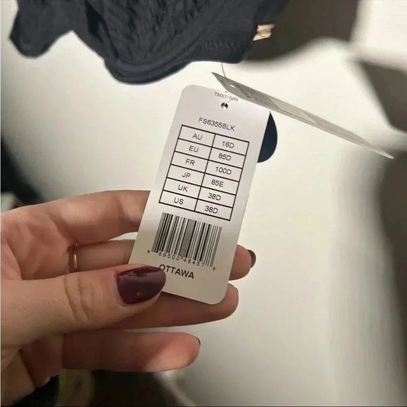 NWT FANTASIE OTTAWA D Cup Plunge Bikini Top 38D - Picture 6 of 7